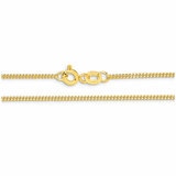 18KT Yellow Gold Diamond Cut Curb Chain 3.2g