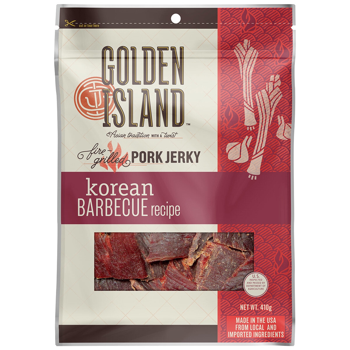 Golden Island Korean BBQ Pork Jerky 410 gram