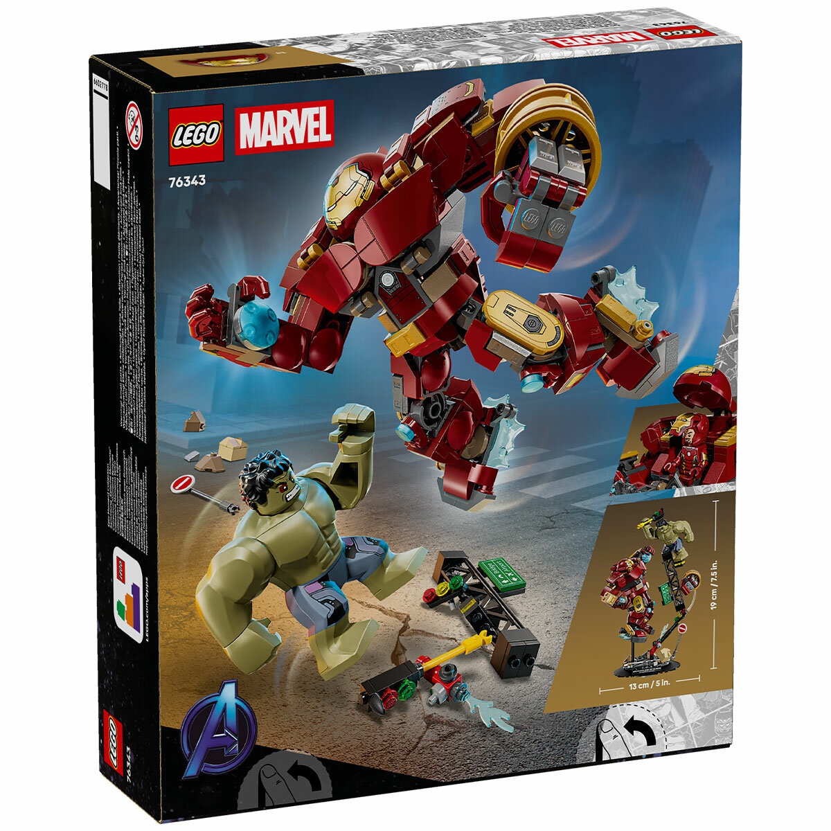 LEGO Marvel Epic Battle Hulkbuster vs. The Hulk 76343