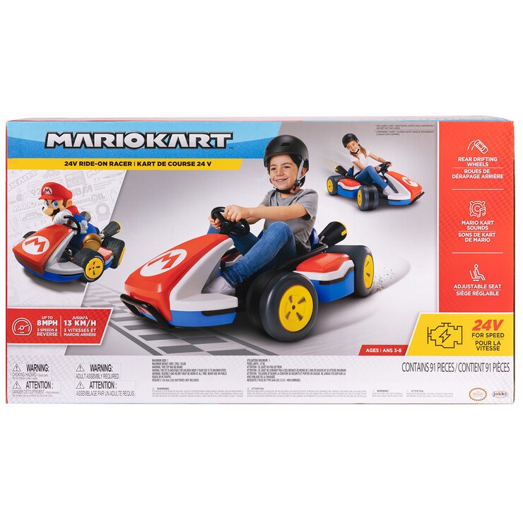 Mario Kart 24V Ride On Racer 424614-V1 Mario Kart 24V Ride On Racer 424614-V1