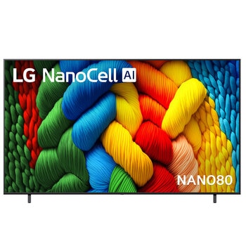 LG 86 Inch NANO80 AI LED UHD 4K Smart TV 86NANO80ASA