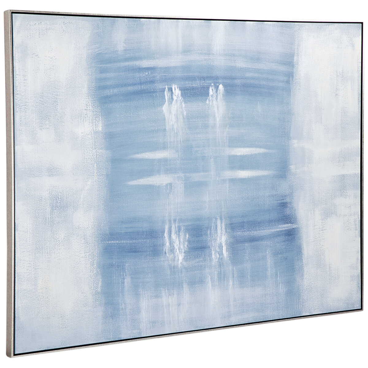 Cafe Lighting and Living Vivify Oil On Canvas Painting Blue