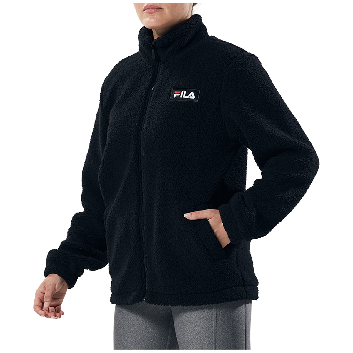 Fila Women's Teddy Jacket - Black