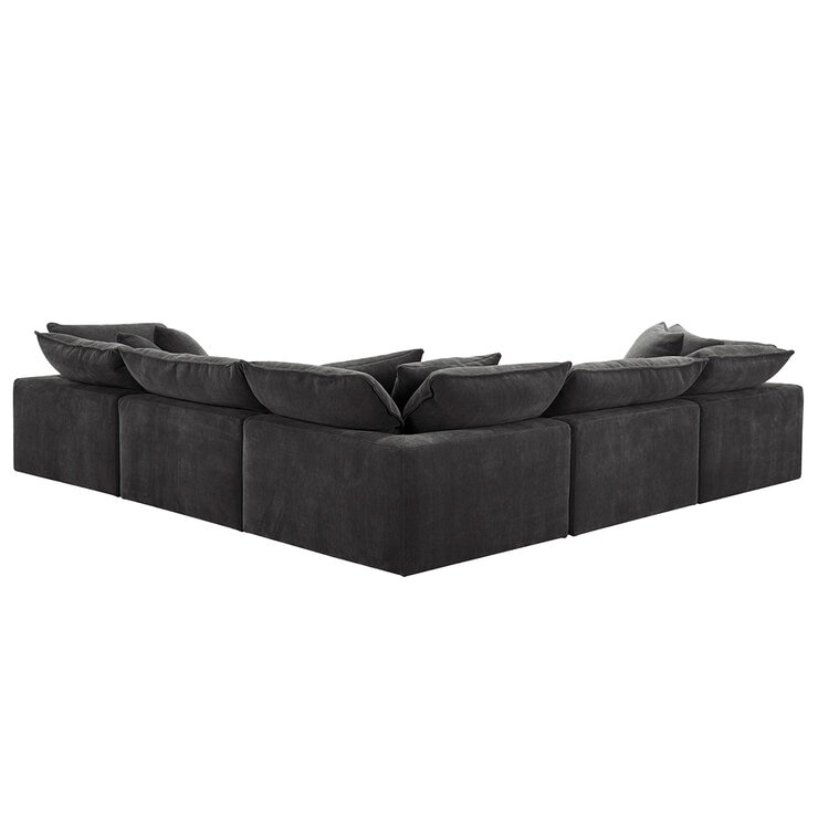 Aiden & Ivy 6 Piece Fabric Modular Sectional