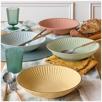 overandback Dinner Bowl Set 4 Piece