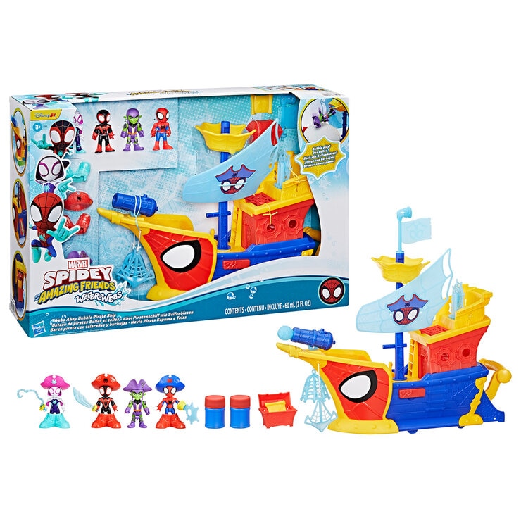 Marvel Spidey and his Amazing Friends Water-Webs Pirate Ship