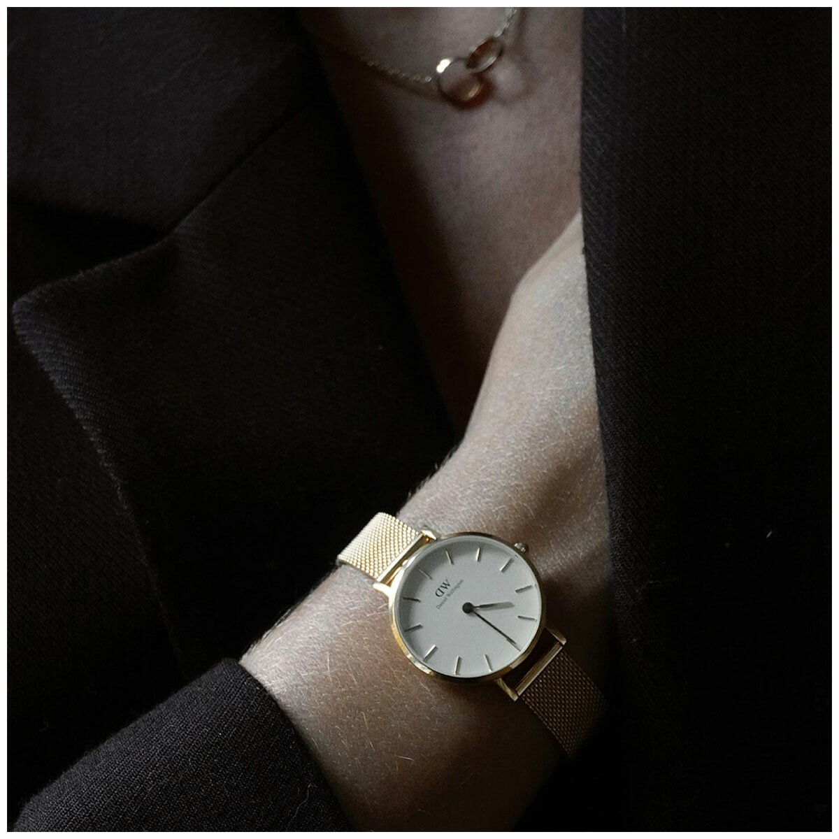 Daniel Wellington Petite Evergold White Dial Women's Watch DW00100348