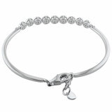 18KT White Gold VS2 I 0.75ctw Diamond Ball Bangle