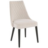 Moran Atlas Dining Chair 2 Pack Velvet Cream Fabric