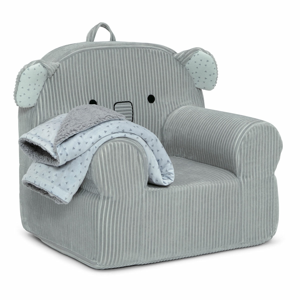 Cozee Kids' Animal Chair with Plush Blanket - Elephant