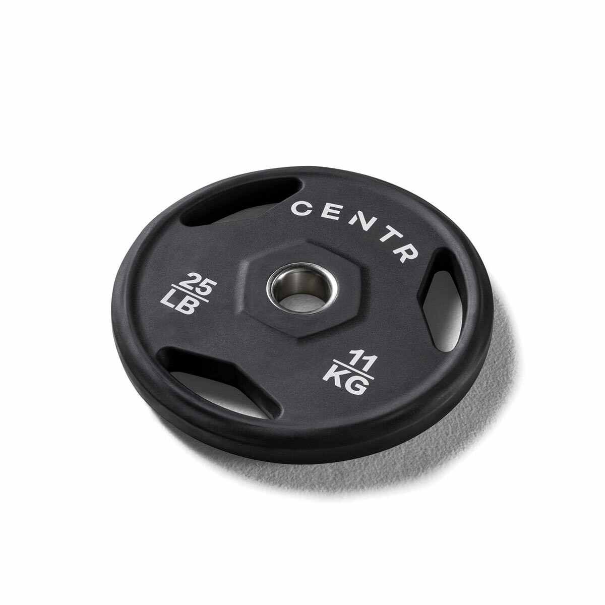 Centr 136kg Rubber Olympic Weight Set With Bar