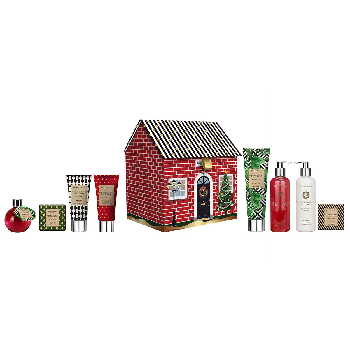 Holiday House Bath And Body Gift Set 8 Pieces