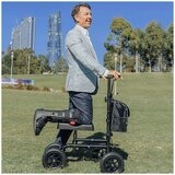 Altus Knee Walker Scooter All Terrain 10 Inch Wheel Black