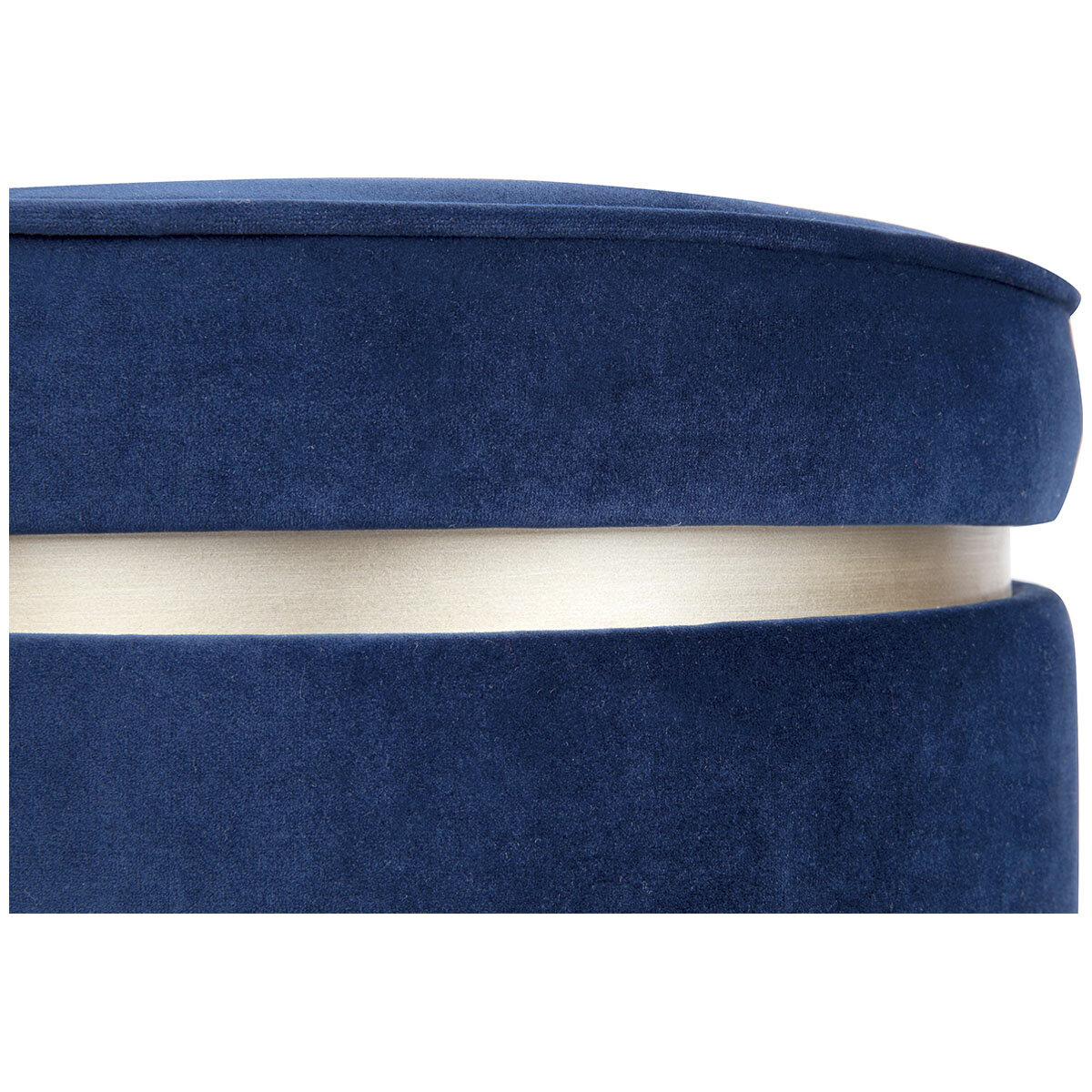 Cafe Lighting Totti Storage Stool Navy Velvet