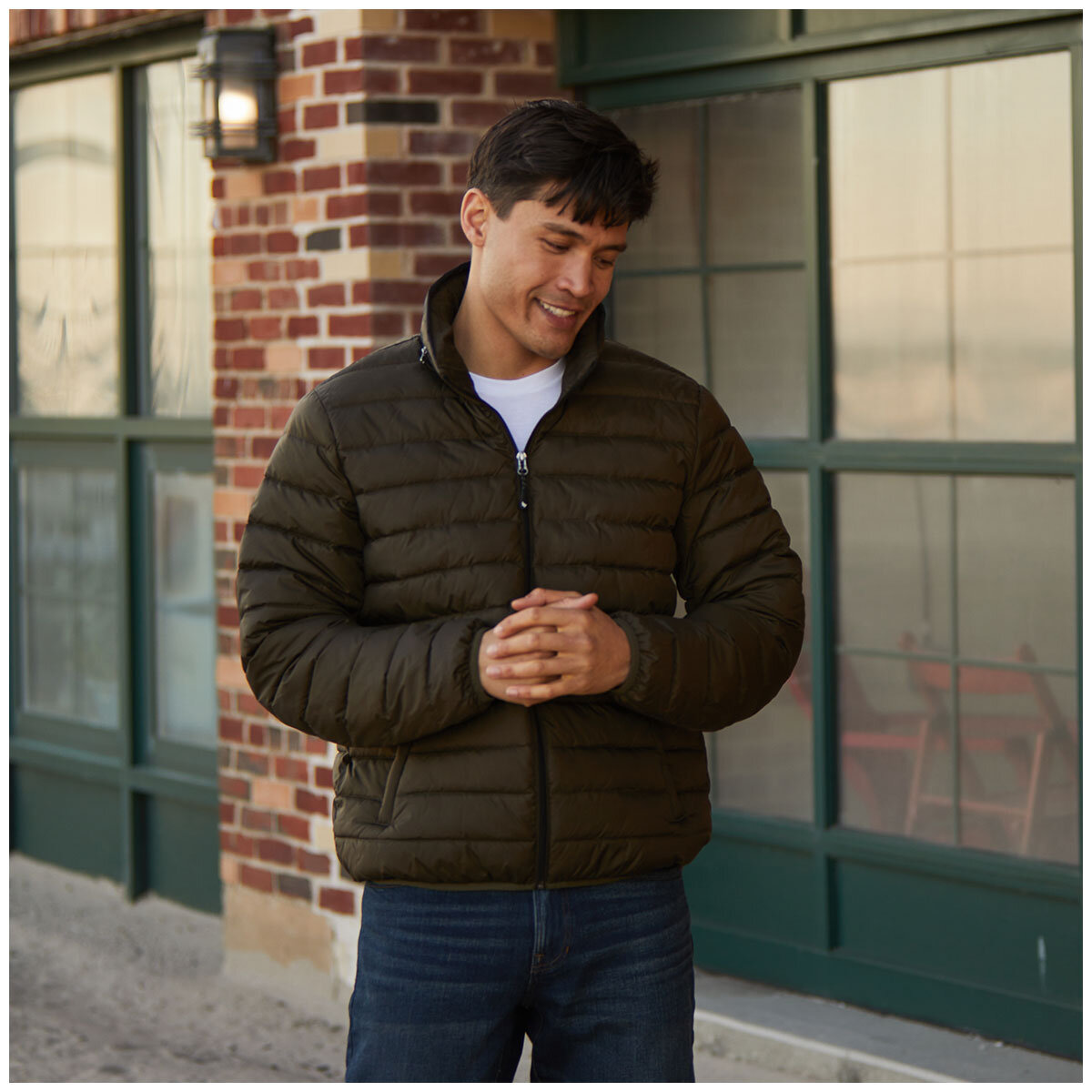 Weatherproof Men's Pillow Pac Jacket Olive