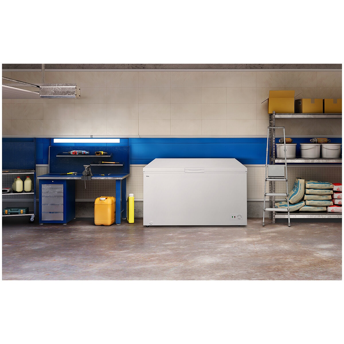 TCL Hybrid Chest Freezer 371 White F380CFW