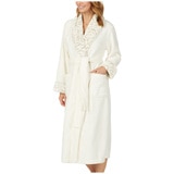Carole Hochman Women's Plush Robe - Ivory