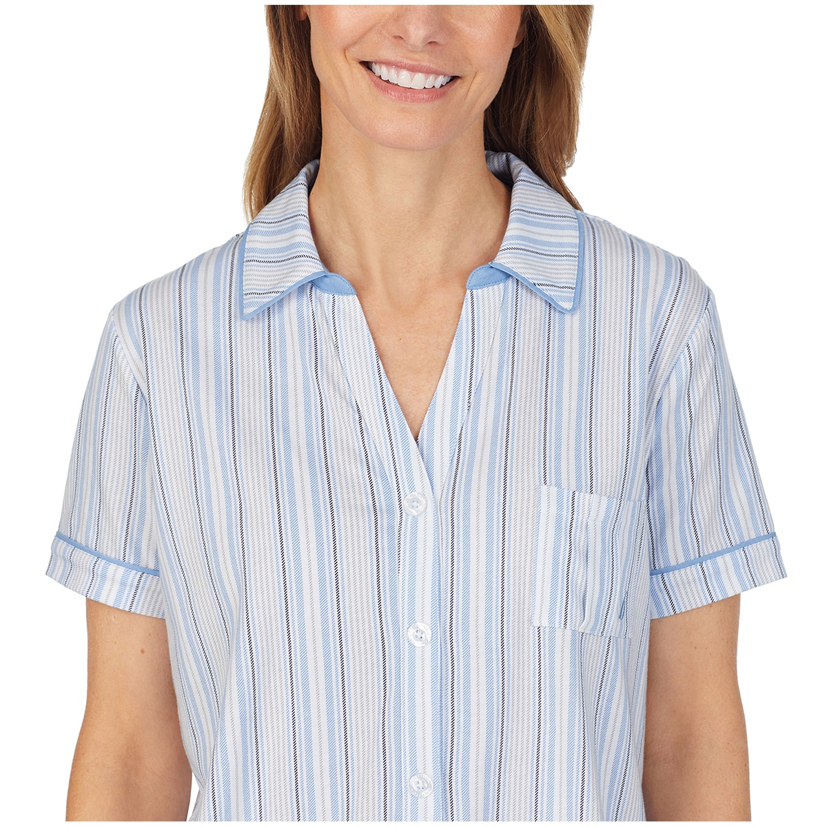 Nautica Women's Pyjama Set 2pc Blue Costco Australia