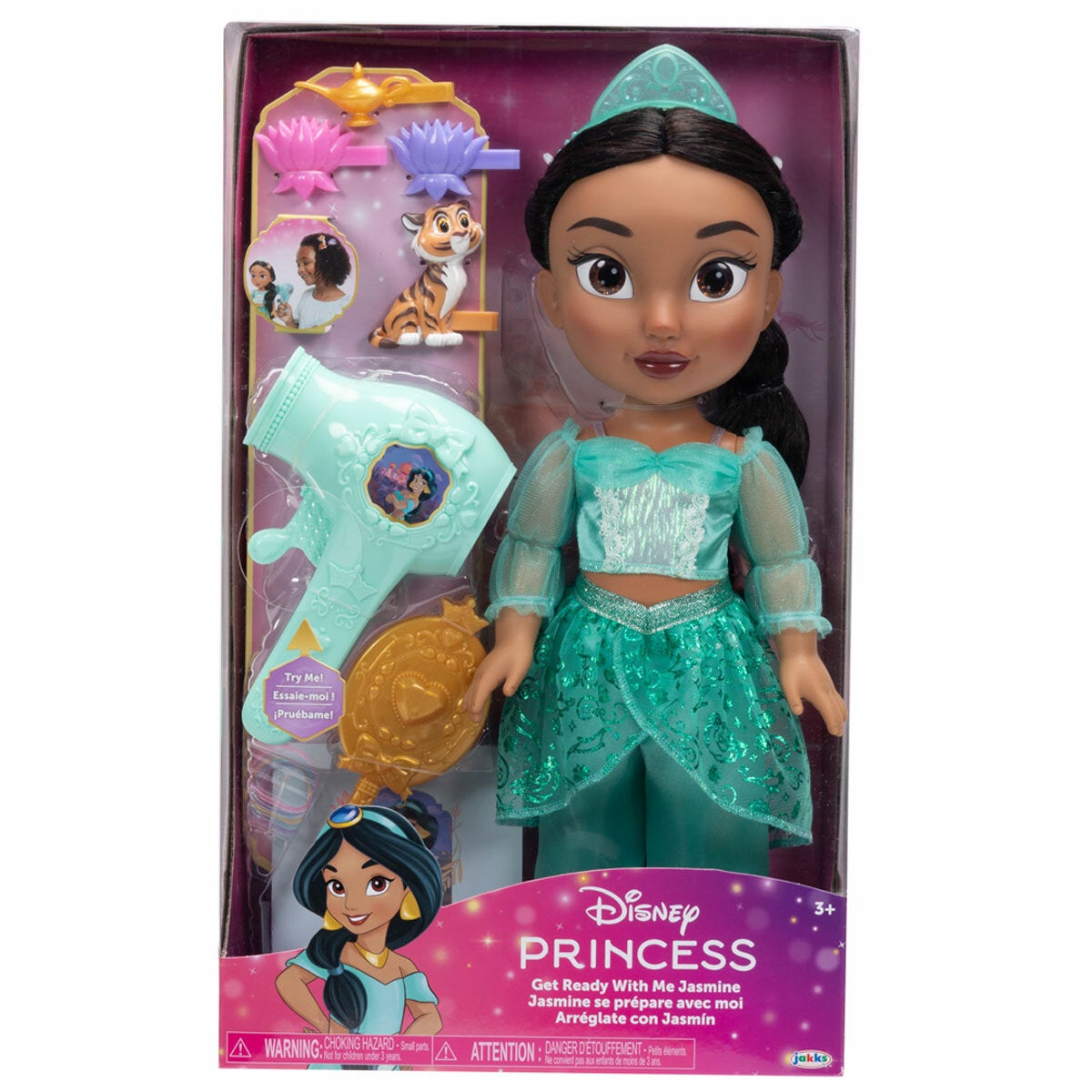 Disney Princess Large Doll and Hair Play Set Assortment Jasmine