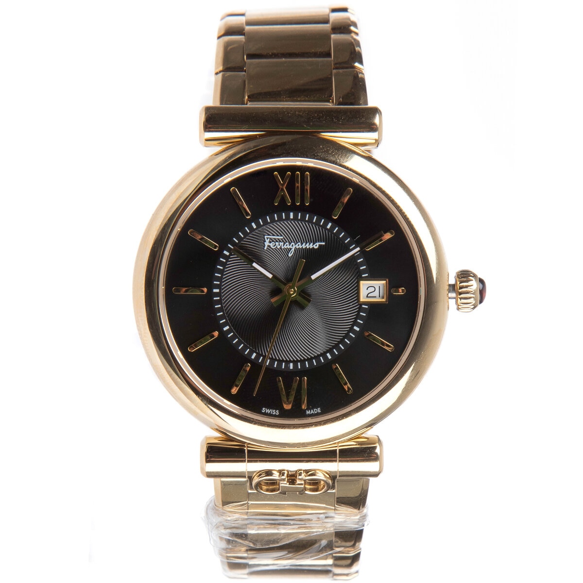 Salvatore Ferragamo Ora Gold Bracelet Women's Watch SFUB00821