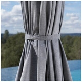 SunVilla Gray LED Market Umbrella 3M (2)