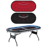 Barrington Billiards Company 10 Player Poker Table With LED Lights