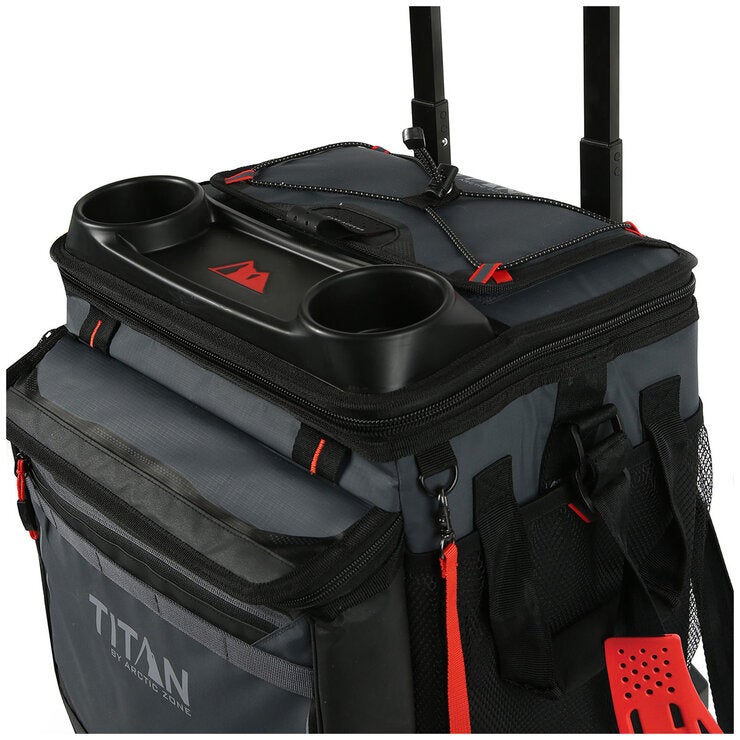 Titan 60 Can Rolling Cooler With Cart Titan 60 Can Rolling Cooler With Cart