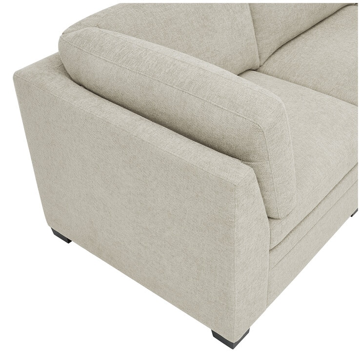 Thomasville 6 Piece Fabric Modular Sectional with Storage Ottoman/