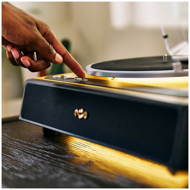 House of Marley Soul Rebel All in 1 Turntable Signature Black EM-JT401-SB