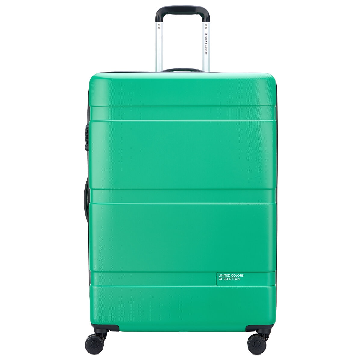 Delsey Benetton 3 Piece Luggage Set Green