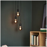 Nordlux Paco 3 Light Pendant Black Metal E27