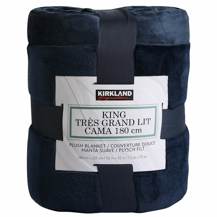 Kirkland Signature Plush Blanket King 284 x 233 cm