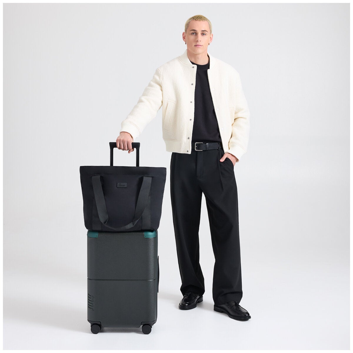 July Jetsetter Luggage Set 3 Pieces Forest Green July Jetsetter Luggage Set 3 Pieces Forest Green