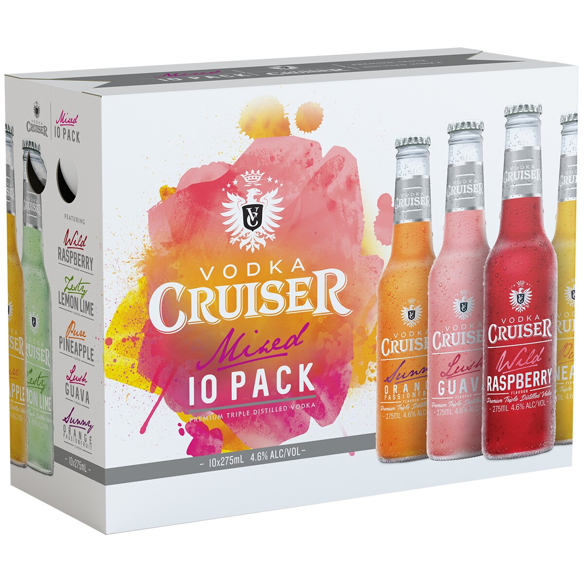 Vodka Cruiser Mixed Pack Bottles 3 x (10 x 275ml) Costco Australia