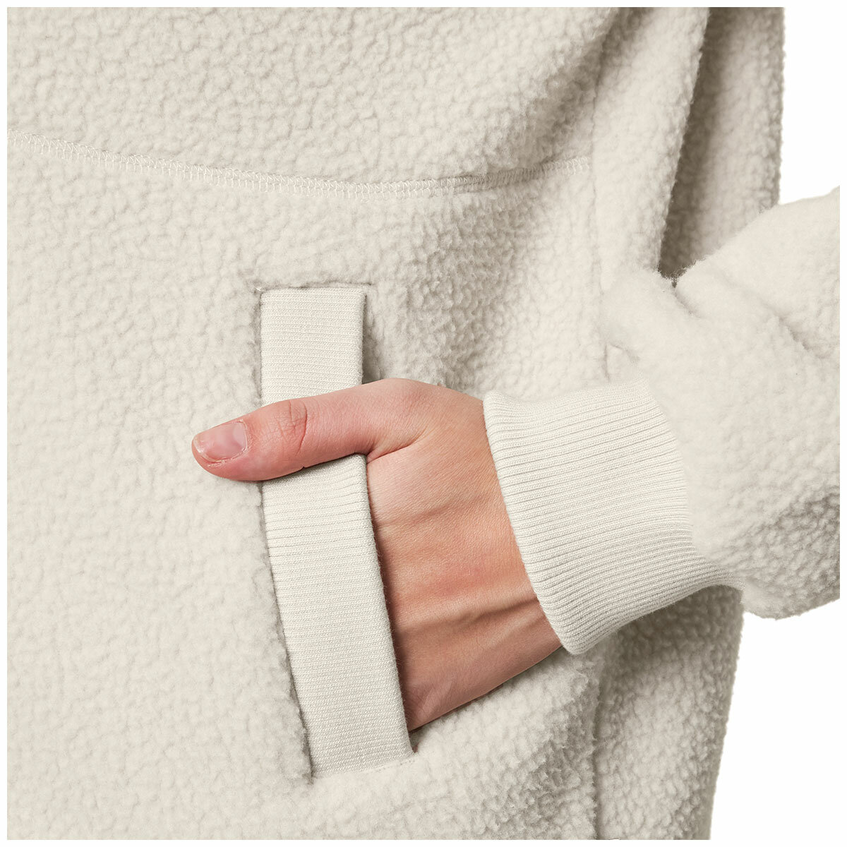 Mondetta Womens Sherpa Full Zip Fleece Jacket