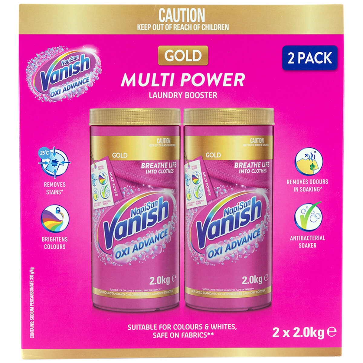 Vanish Napisan Gold 2x2kg