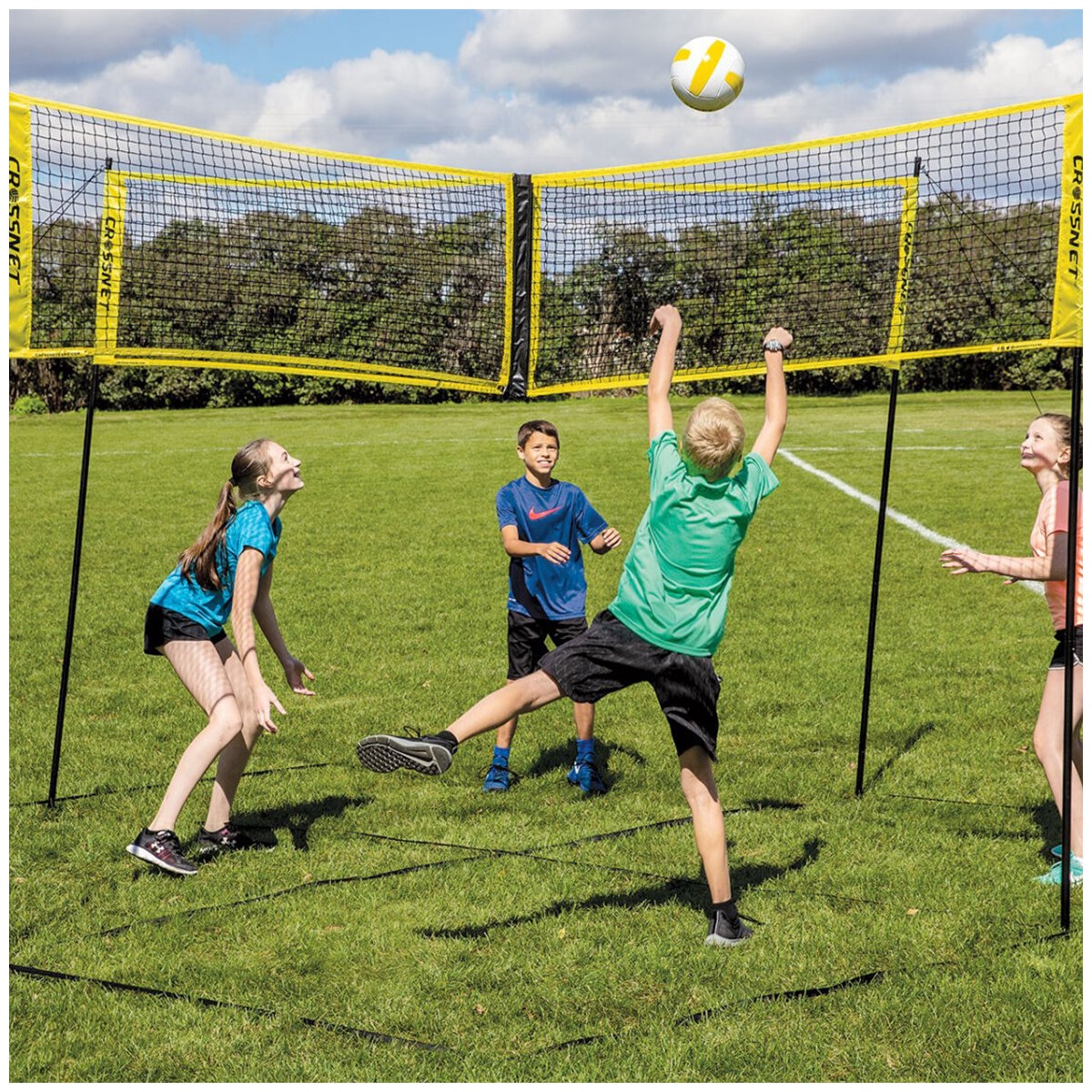 Crossnet Four Square Volleyball Game