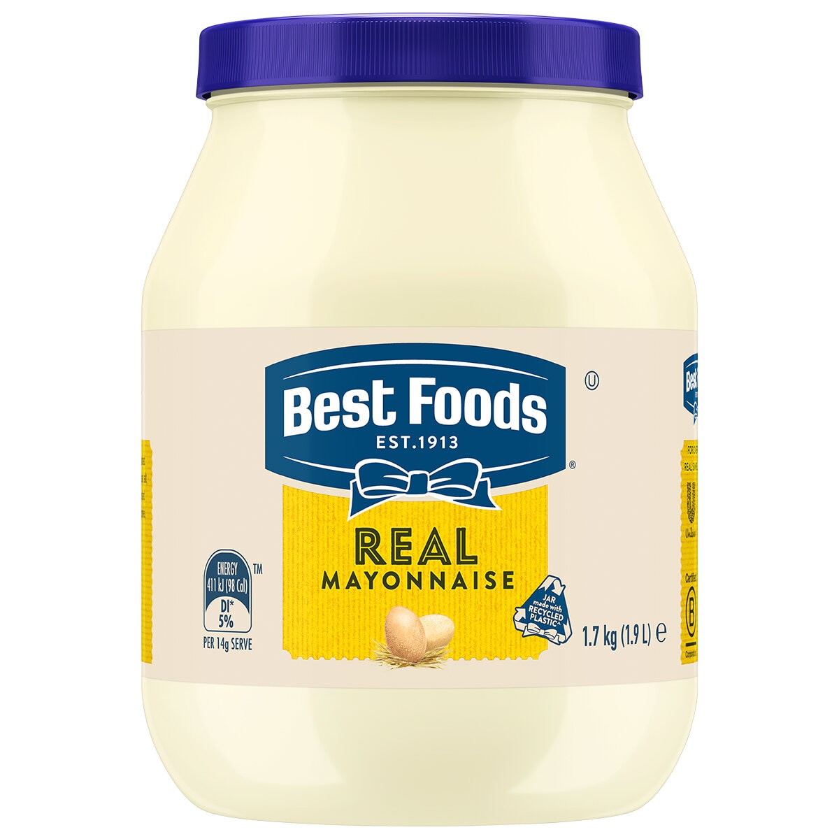 Best Foods Mayonnaise 1.7 Kg