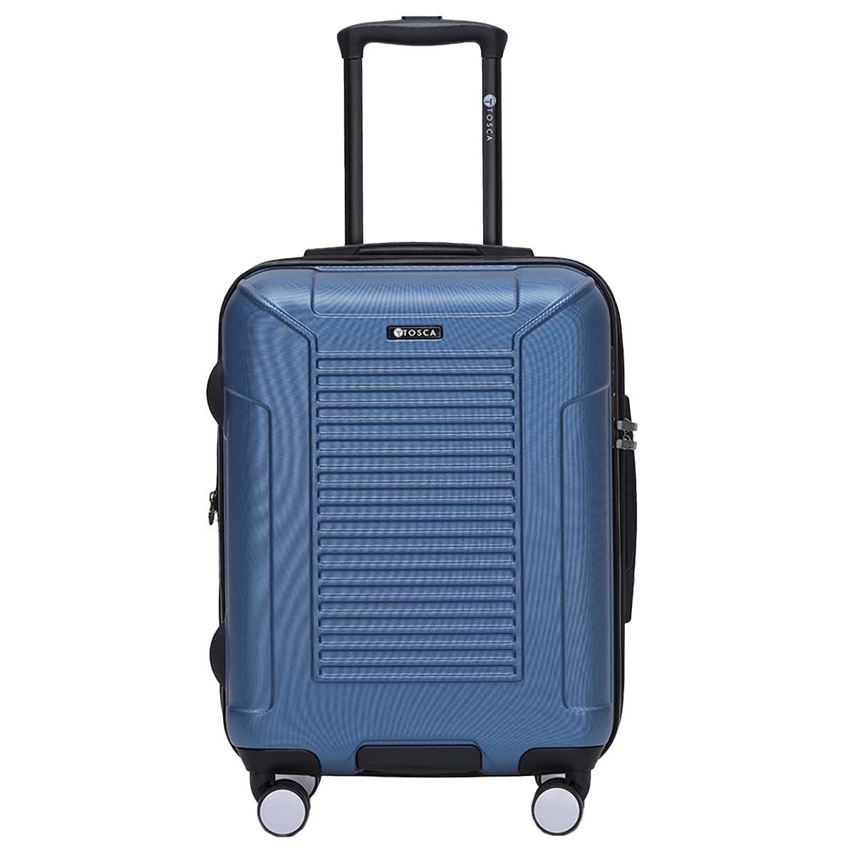 Tosca Matrix Range 3 Piece Luggage Set Blue