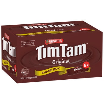 Arnott's Tim Tam 6 x 200g