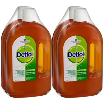 Dettol Antiseptic & Disinfectant Liquid 4 x 750ml