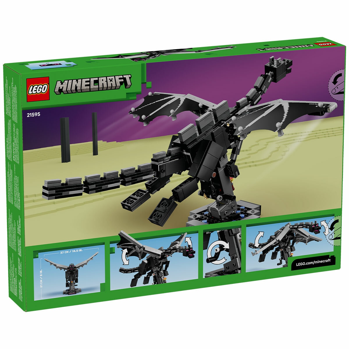 LEGO Minecraft The Ender Dragon Video Game Decor 21595