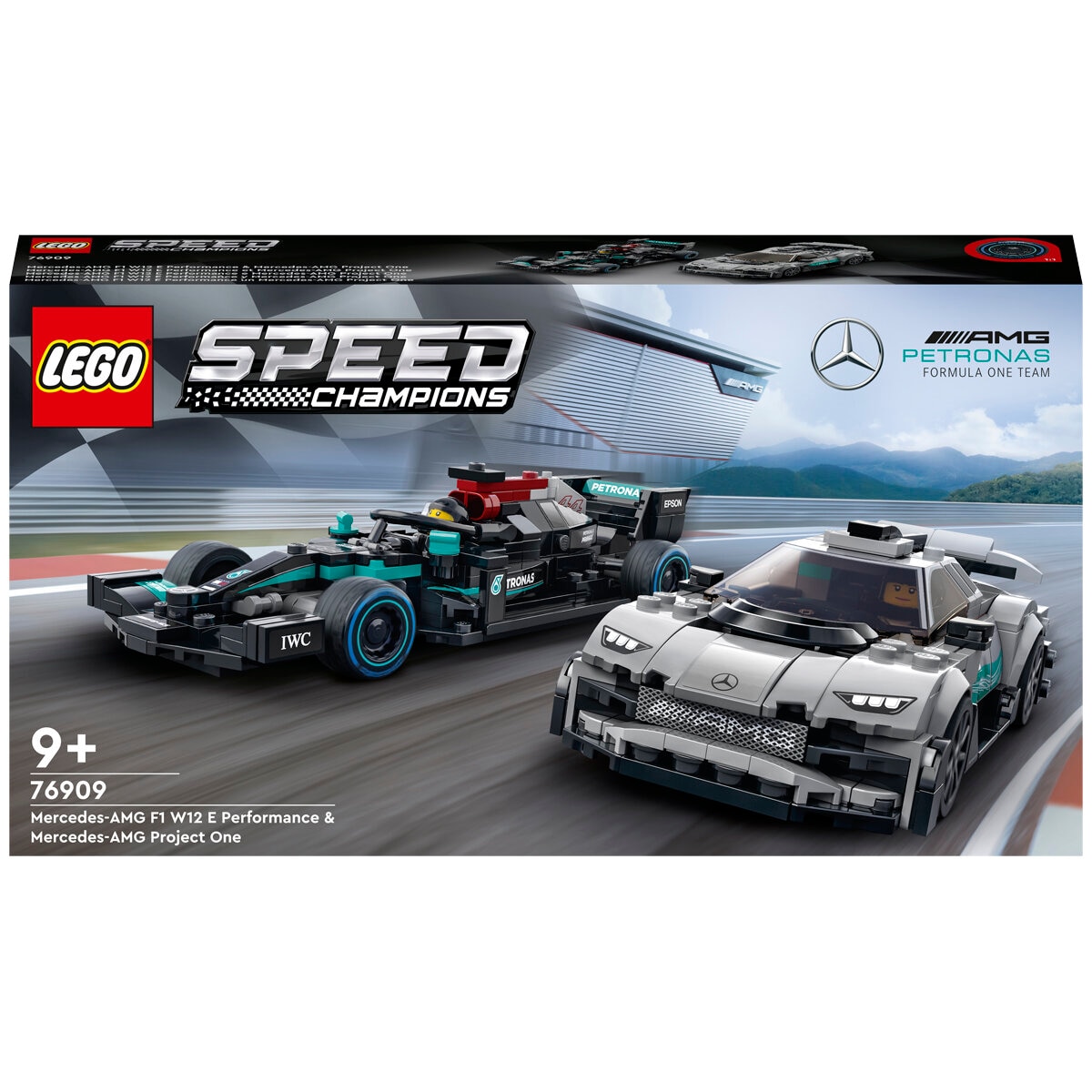 LEGO Speed Champions Mercedes-AMG F1 W12 E Performance & Mercedes-AMG Project One 76924