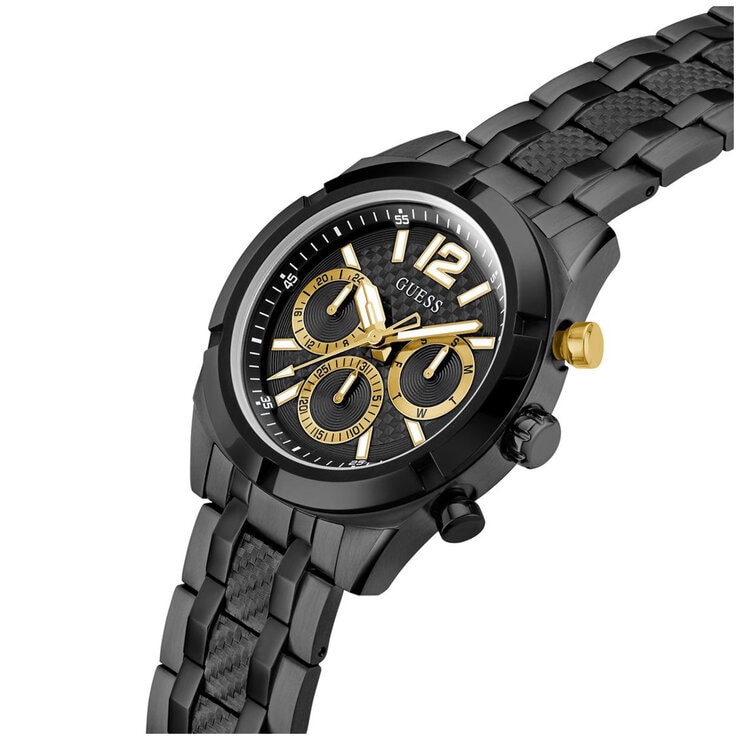 GUESS Resistance Black Link Men's Watch GW0714G4