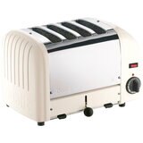 Dualit Vario 4 Slice Hande Made Toaster, Canvas White