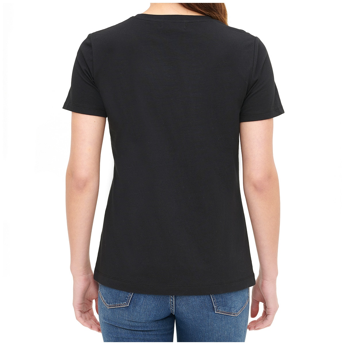 DKNY Women's Logo Tee - Black