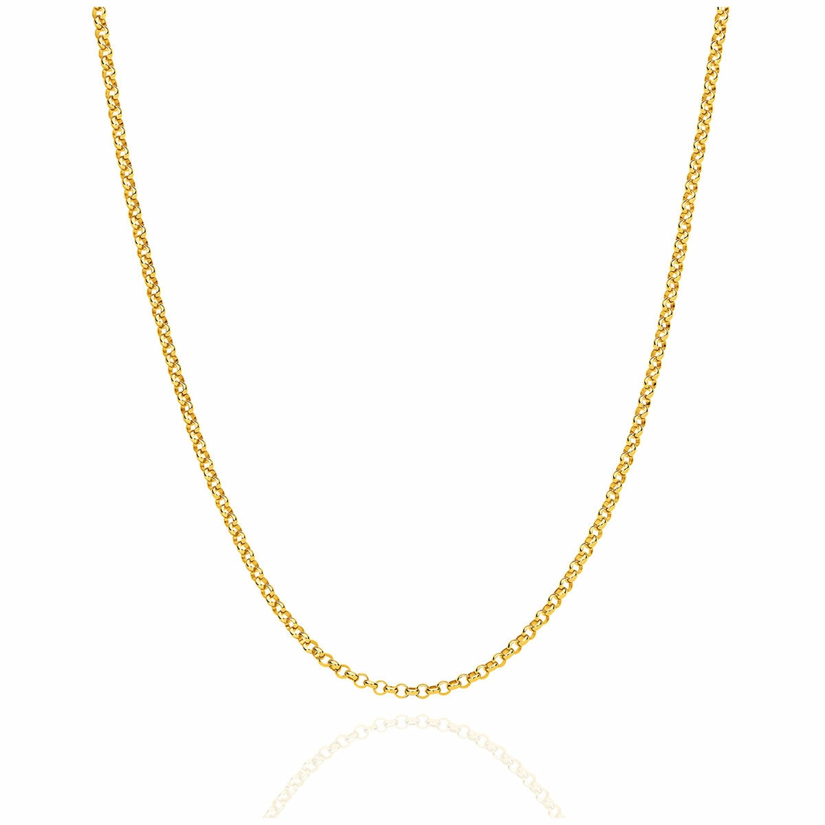 18KT Yellow Gold Belcher Chain