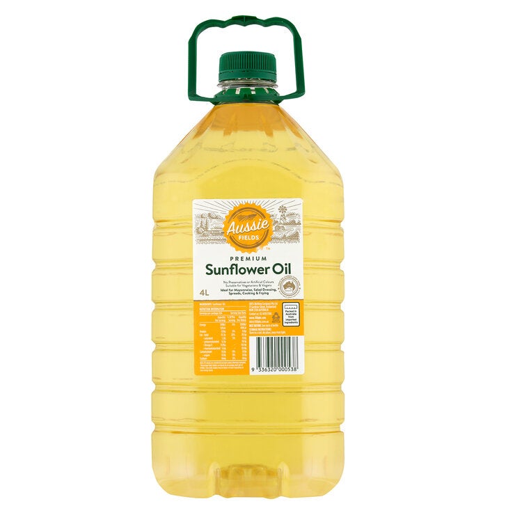 Aussie Fields Sunflower Oil 4L Aussie Fields Sunflower Oil 4L