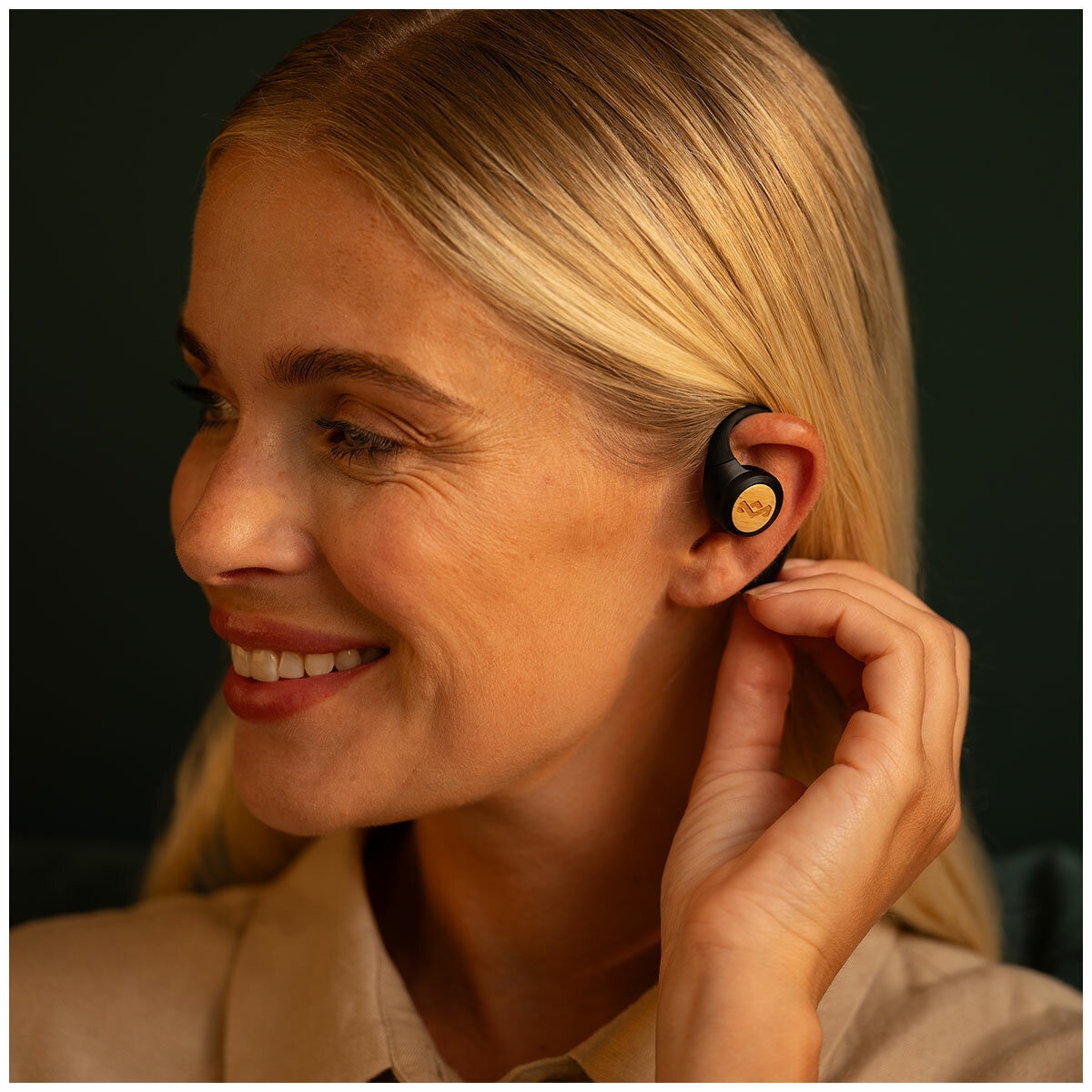 House of Marley Liberate Open Earbuds Black EM-JE104-SB