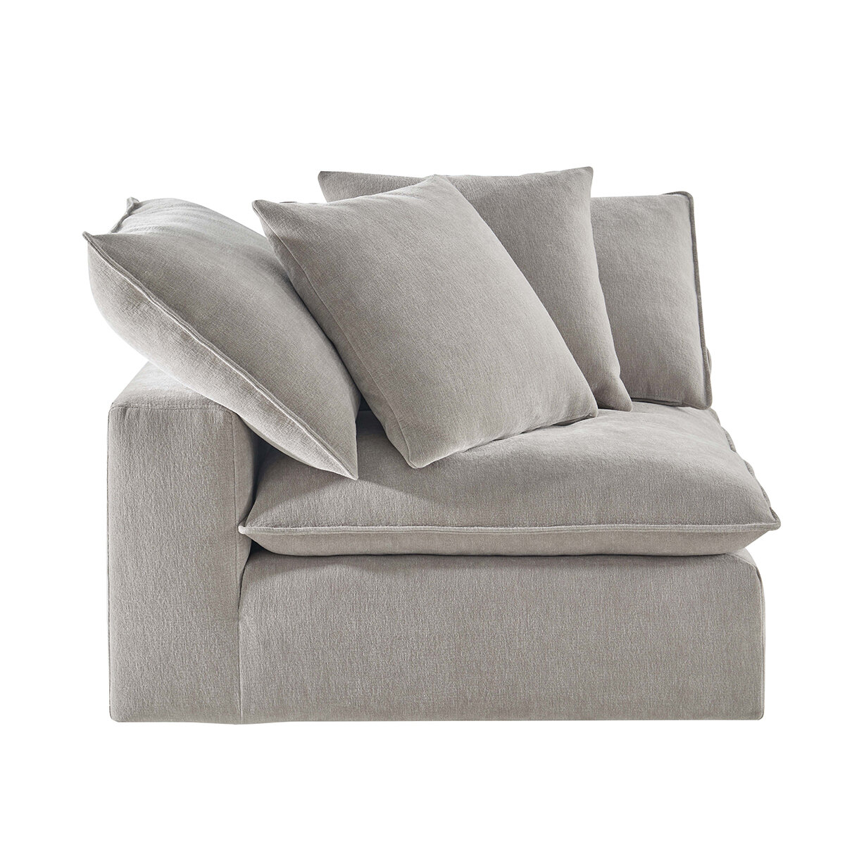 Aiden & Ivy Corner Sofa With 2 Pillows Of The Sereen Sectional
